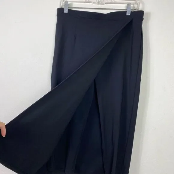 Betabrand Black The Sassiest Pant Yoga Dress Pant Skort Combo Size L Petite - Picture 3 of 7